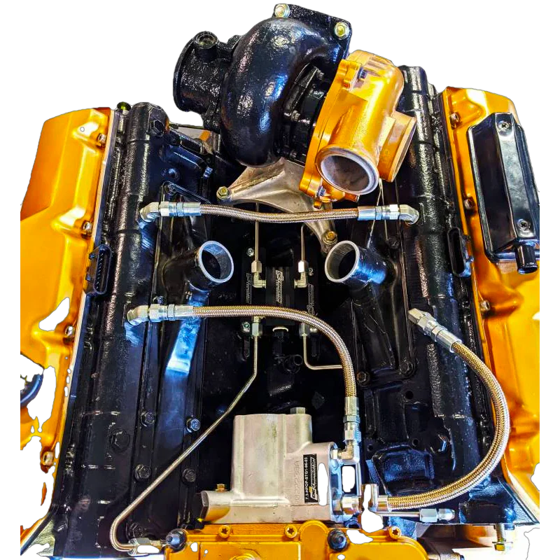 CNC Fabrication 4-Line Feed Valley Mount Fuel Line Kit - 7.3 Powerstroke (1994.5-1998.5) - Image 3