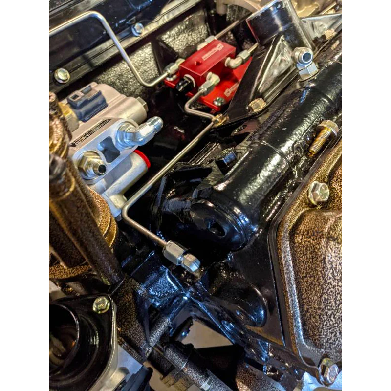 CNC Fabrication 4-Line Feed Valley Mount  Fuel Line Kit - 7.3 Powerstroke (E99) - Image 4