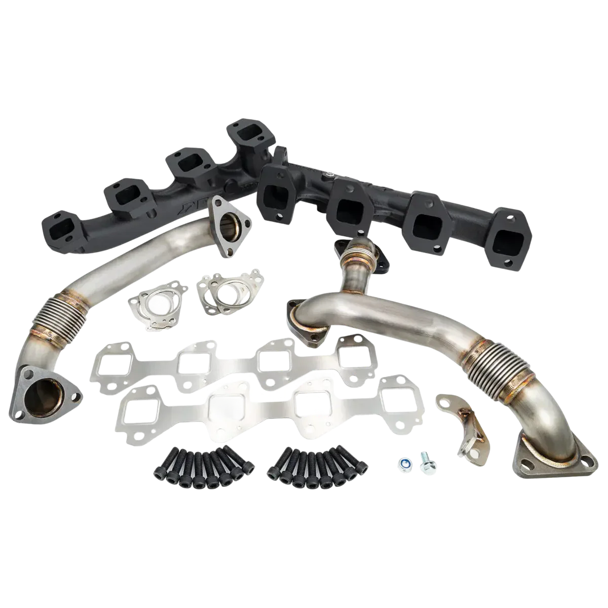 PPE High Flow Exhaust Manifold and Up Pipe Kit - 6.6 Duramax (2006-2007) - Image 2