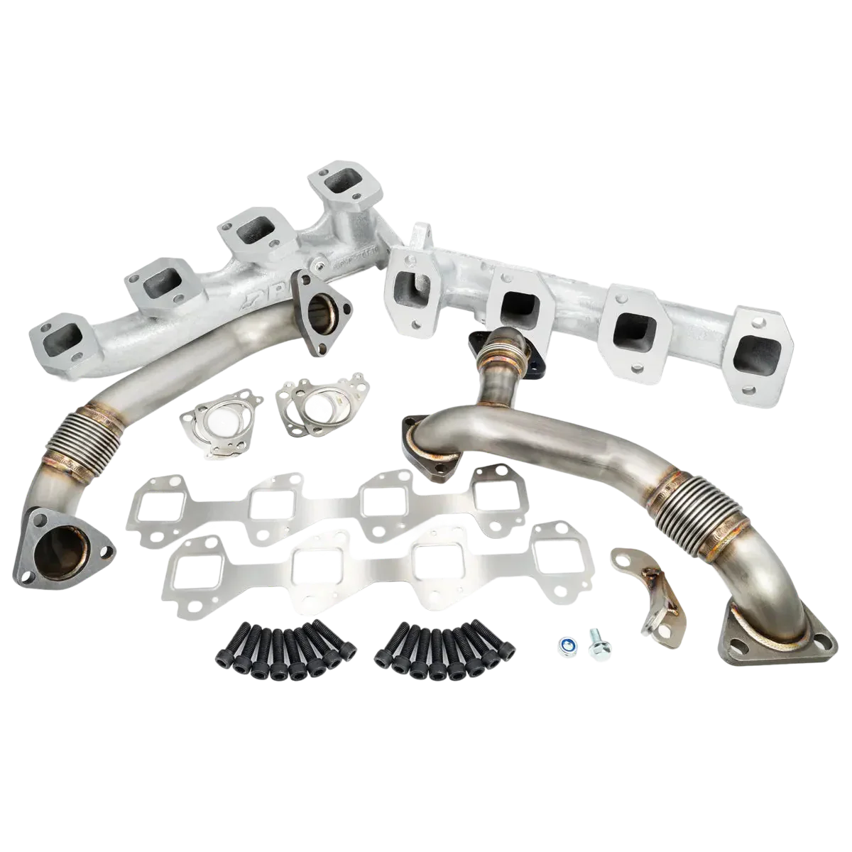 PPE High Flow Exhaust Manifold and Up Pipe Kit - 6.6 Duramax (2006-2007) - Image 3