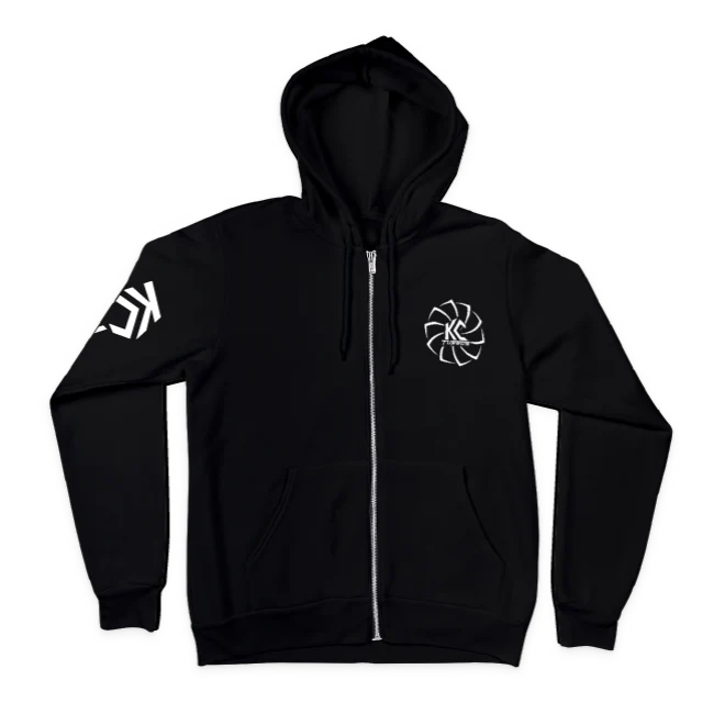 "The Boss" Unisex, Right Sleeve Print - Zip Up Hoodie