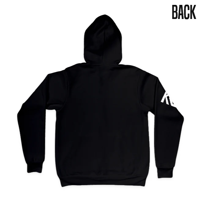 "The Boss" Unisex, Right Sleeve Print - Zip Up Hoodie - Image 2