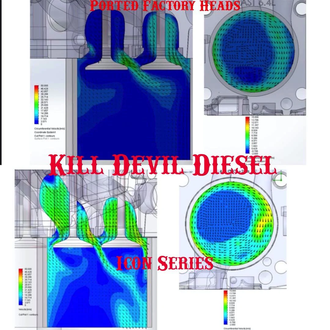 KDD ICON Series 6.0 Aluminum Heads - 6.0 Powerstroke (2003-2007) - Image 7