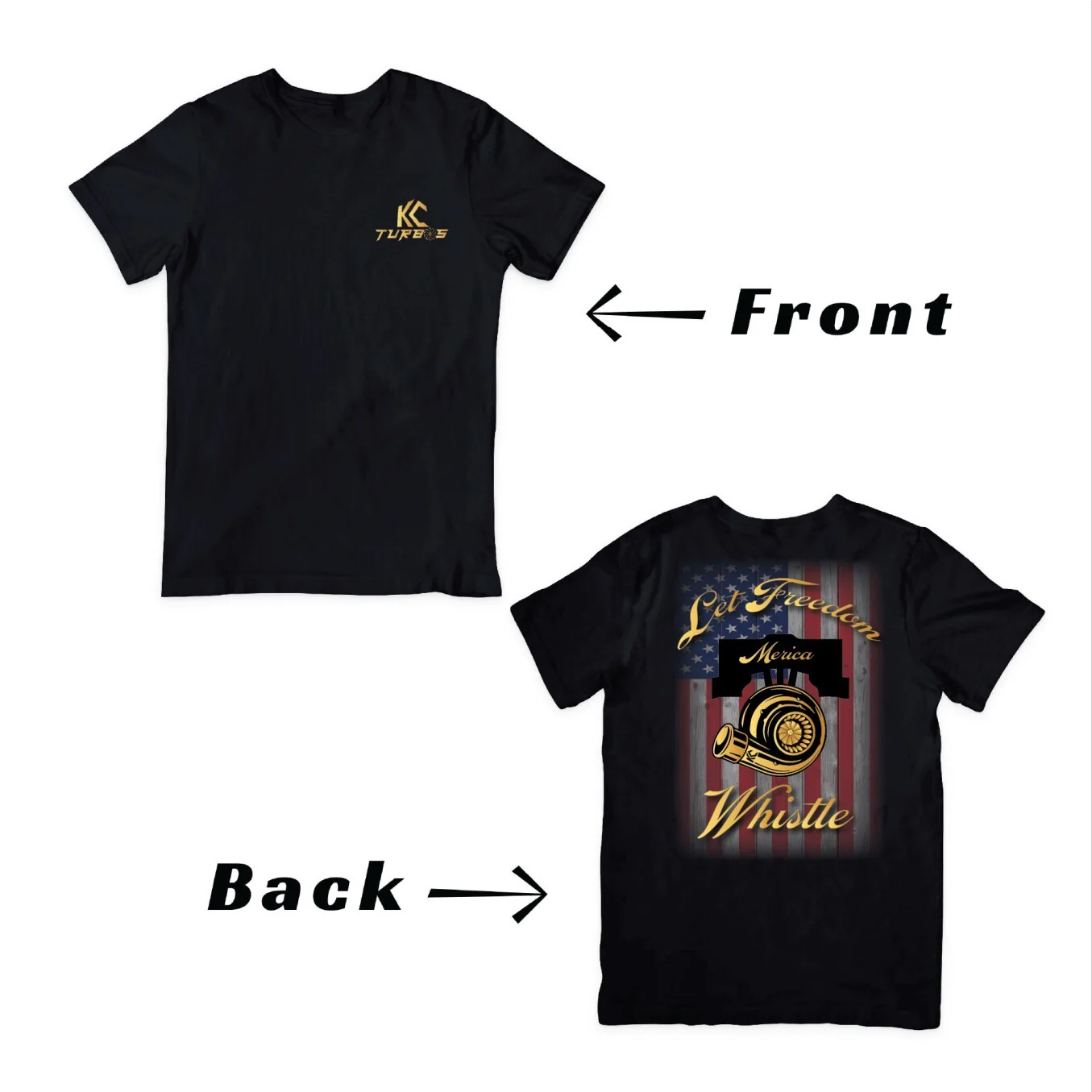 "Let Freedom Whistle"  T-shirt - Image 2