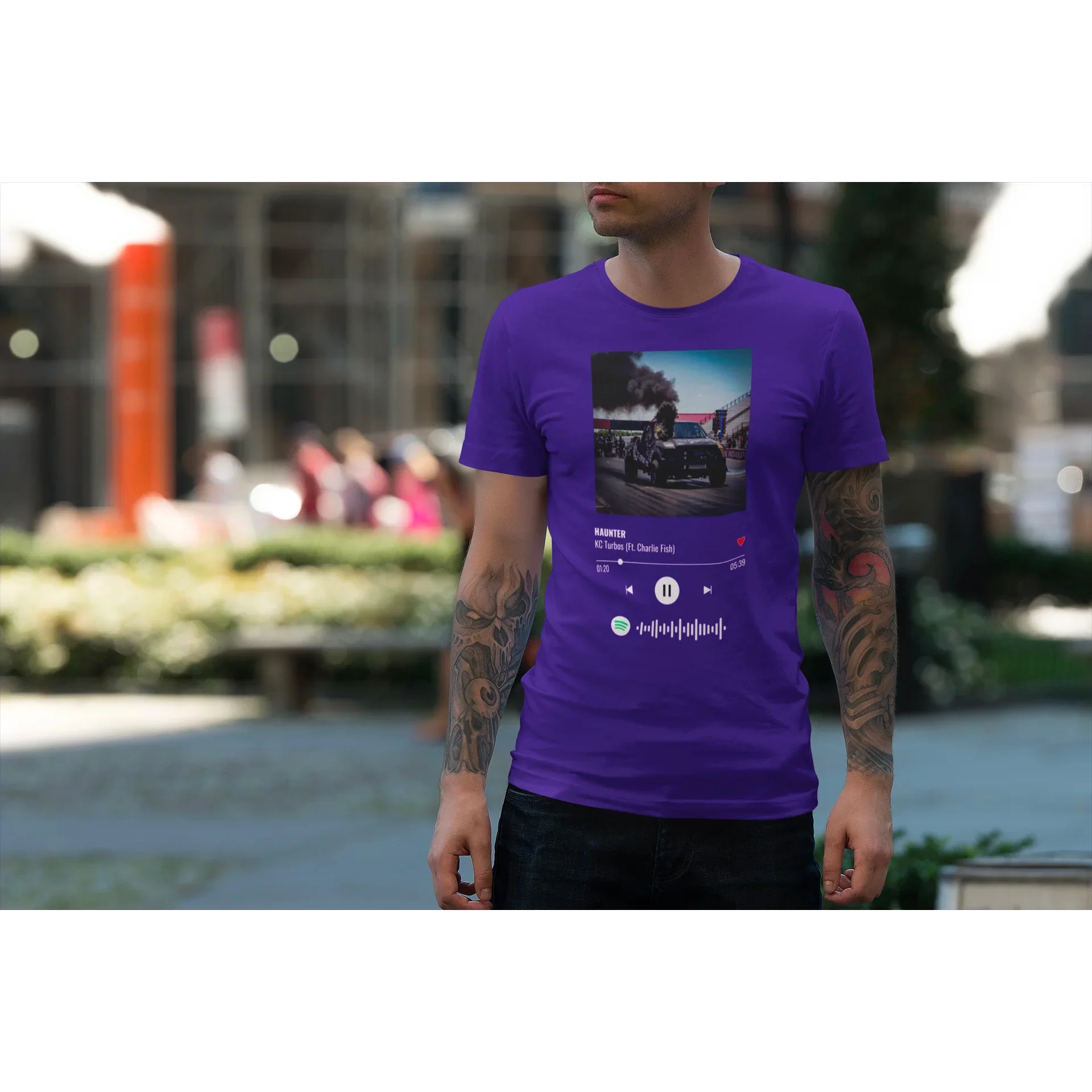 KC Spotify Song T-Shirt - Haunter - Image 5